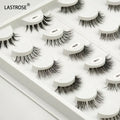 Natural Fluffy Faux Mink Eyelash Strips Wholesale Eye Lashes clear Band False Natural Eyelashes