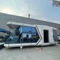 Custom modern container capsule house prefabricated tiny house prefab homes with hurricane proof