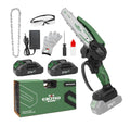 20V Brushless Mini Chainsaw 6-Inch Excited Work 2000mAh Cordless Electric Power Rechargeable Batteries