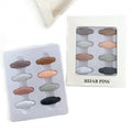 Sharut New Muslim Brooches Accessories Oval Plastic Clips 8pcs Mixed Colors Scarf Hijab Clip Pin for Women