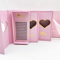 Handmade Mega Wispy Lash Trays in 3D 4D 5D 6D 7D 8D 9D 10D 20D CC Curl Eyelash Extensions with Pointy Base Promade Volume Fans