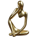 Nordic Resin Thinking Model Decoration Home Accessories Mini Abstract Creative Desktop Living Room Bedroom Study Craft