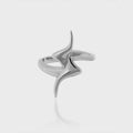 VAF Stainless Steel Minimalistic Seagull Ring Anillo Minimalista De Gaviota De Acero Inoxidable Edelstahl MegaBDM