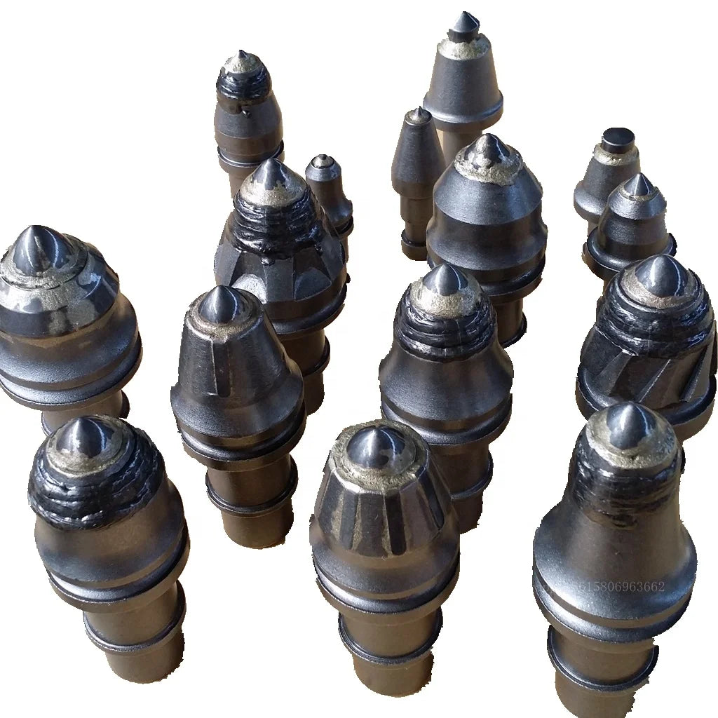 Foundation Piling Machine Carbide Conical Boring Cutter Bits Augers Teeth B47