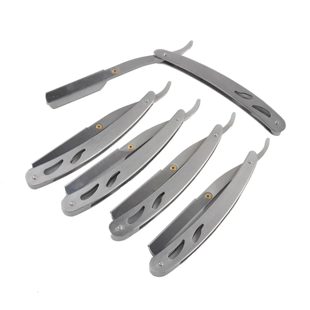 JDK Men's Beard Care Manual Straight Edge Razor