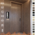 China Foshan Fireproof Doors Manufacturers Custom Fire Rated Doors in Qatar Hotel Room Ceritifed Luxury Fire Doors