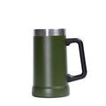Hot Sale 304 Stainless Steel Large Capacity 710ml Vacuum Beer Mug with Handle Party Perfect Mug