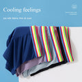 Hot Sale Breathable Mens Nylon Ice Silk Seamless Boxer Briefs Graphene Underwear Rainbow Colors Belt for Sport Daily Wear