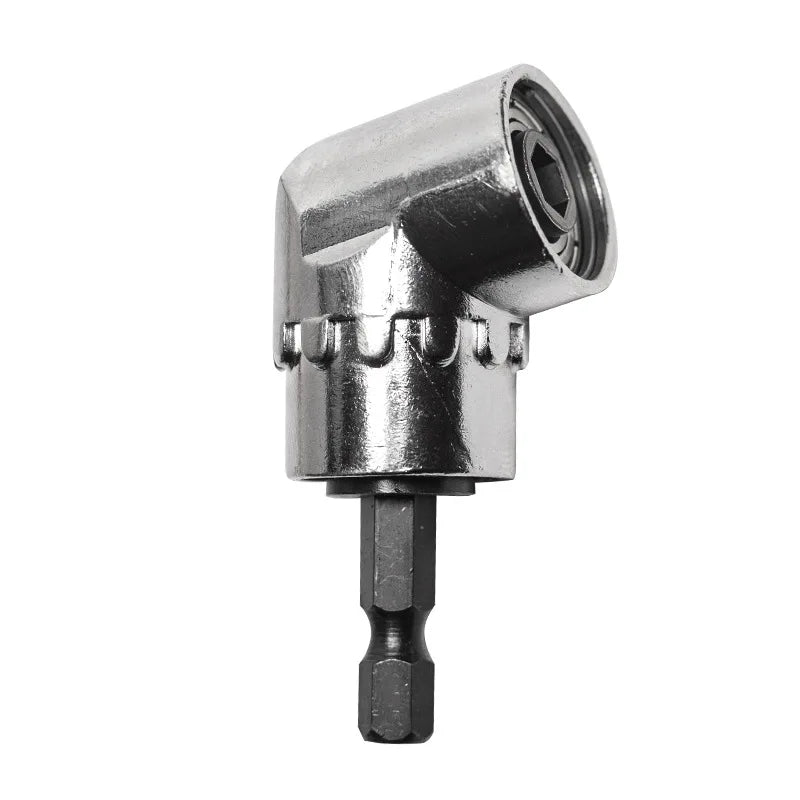 105 Degree 1/4" Hex Shank Angle Grinder Screwdriver Set Holder Adapter Adjustable Bits Nozzles Angle Screw Driver Tool