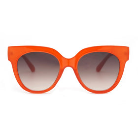 VIFF HP20239 Oversized Orange Frame Lunette De Soleil UV400 Protection Sunglasses for Women