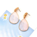 Latest Unique Fashion Jewelry Stud Earrings Multi Gem Selection Hypoallergenic Drop Earrings