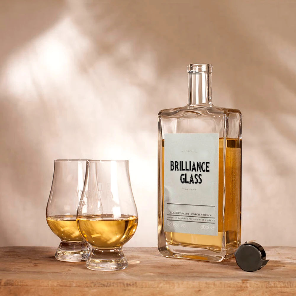 Wholesale Exquisite Custom Design Rectangle Cork Sealed 500ml Whiskey Vodka Rum Gin Tequila Liquor Wine Glass Bottle