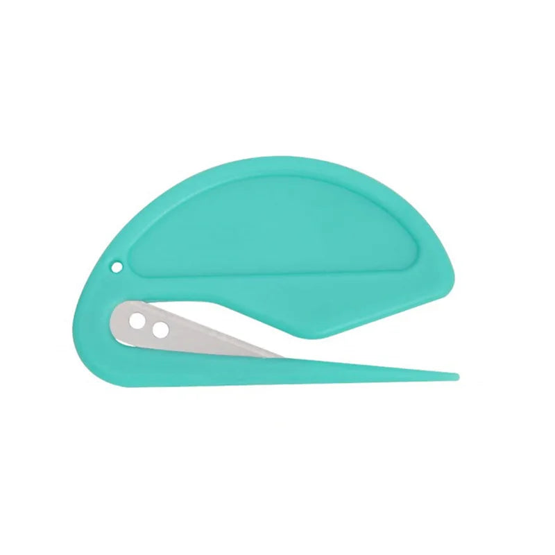 Blade Oval Letter Opener Abs Envelope Opener Cheap Mattress Film Cutter Pet Rubber Band Letter Opener