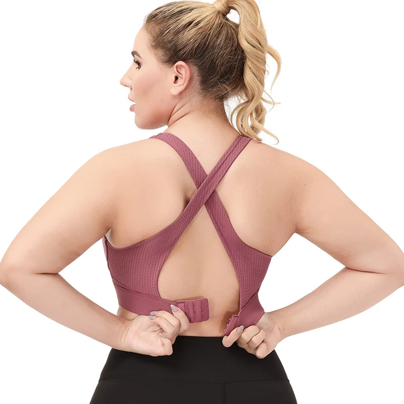 YiYun Wholesale Custom Logo High Quality Custom Logo Printed Yoga Bra Top Fitness Sports Wear Women Sports Bra