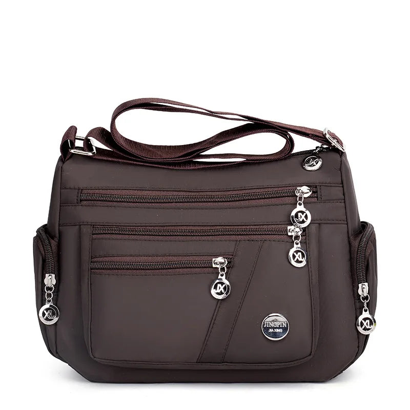 2026 New Crossbody Bag Multi-ply Mummy Bag Korean Version of Single-shoulder Nylon Lady Cloth Bag