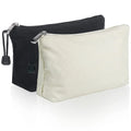 Canvas Cosmetic Zipper Pouches Travel Makeup Organizer Case for Brush Purse Diaper Bags