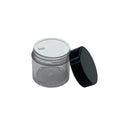 100ml 4oz PETG Cosmetic Jar with Aluminum Lid for Skin Care Cream Soft Matte White