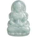 Certified Grade a Myanmar Jade Waxy Ice Floating Flower Tara Guanyin Jade Pendant Pendant Jade Handicraft Factory Wholesale MegaBDM