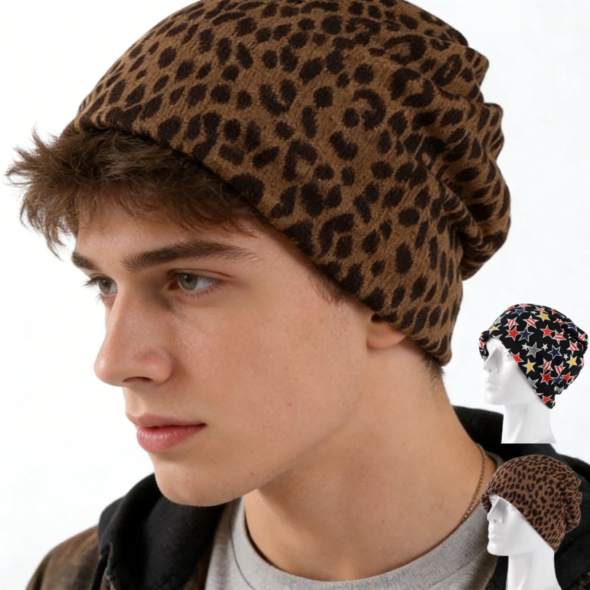 Wholesale Fashion Stylish Unisex Multifunctional Sports Magic Tube Neck Warmer Scarf Beanie Hats in Winter