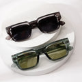 European&American Hot Sunglasses Men Custom LOGO Outdoor UV400 Protection Fashion Square Wide Frame Sunglasses 2025 High Quality