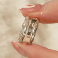 D Color Moissanite Couple Ring 925 Sterling Silver Light Luxury Fine Jewelry for Couple Valentine's Gift