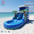 Commercial-Quality PVC Giant Inflatable Water Dry Slide Pool for Adults Customized Commercial Quality Adult Inflatable Slides