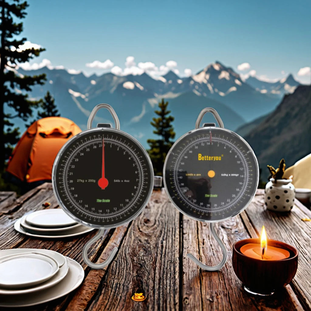 HISTAR Manufacturer High Quality 12.5 13.5kg Hanging HS 105 Travel Small Mini Portable Dial Pointer Fishing Scale No Power