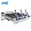 Professional Full Automatic CNC 3826 Diamond Flat Sheet Glass Mirror Table Cutter Taiwan Rack Pinion Precision Resolution for