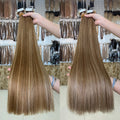 Double Draw Russian Slavic Remy Human Hair 30 Inch Tape-in Extensions
