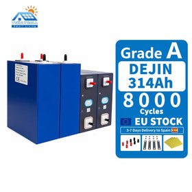 Manu Test --EU STOCK DEJIN 314Ah LiFePO4 Battery+Busbar+Screw+Insulation Board+DDP 3-7Days Delivery to Spain