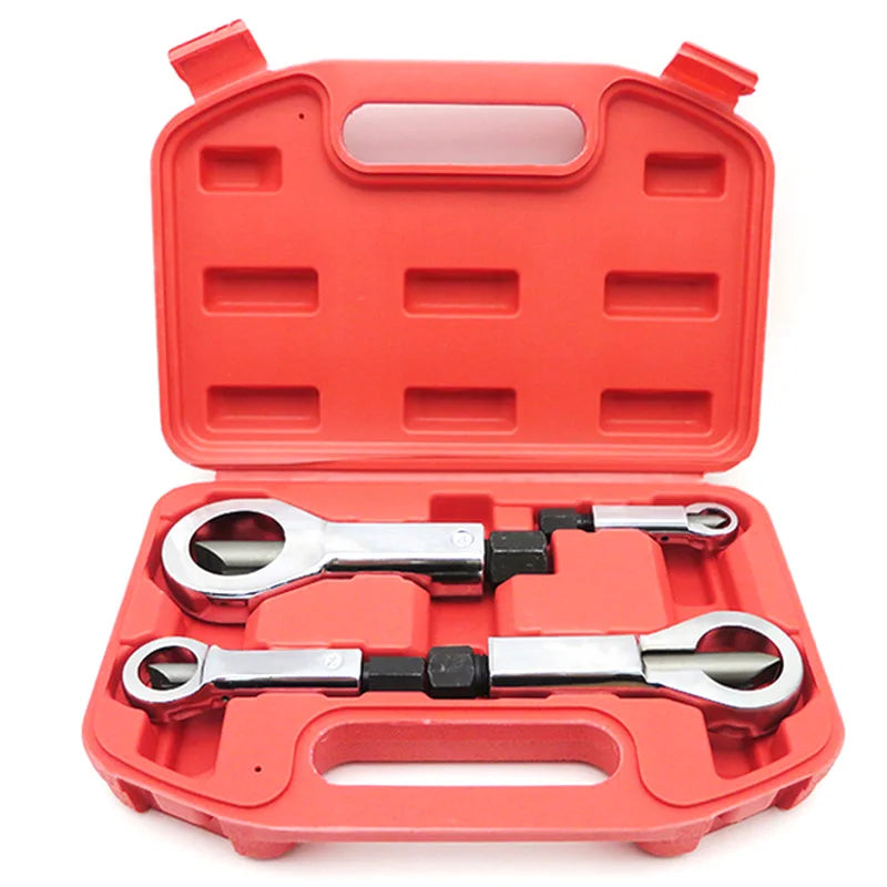 4PCS 9-27mm Nut Splitter Cracker Remover Extractor Tool Nut Splitter Remover Rusty Cutter Tool Steel Wrench Hex Spanner