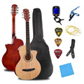 38 Inch Students Acoustic Guitar with Truss Rod Strings Tuner Picks Capo