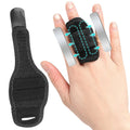 Adjustable Finger Support Splint Double Aluminum Strip Elastic Finger Brace with Perforated SBR Protector
