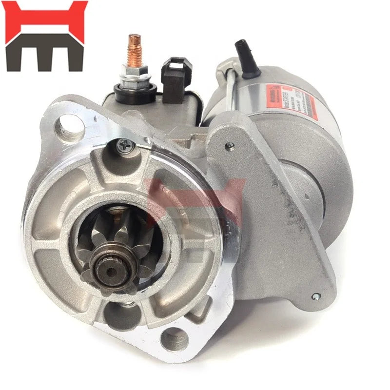 For Kubota Diesel Engine V2607 Starter Motors 228000-02500 228000-8691 Excavator KX163 KX165 Metal Material