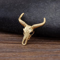 New Fashion Bull Head Pendant Gold Durable Pendant Necklaces Copper Zircon Jewelry Hyperbole Women Neck Chain Best Gift