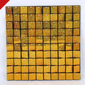 Buckle Plate Self-locking Flashing PVC Diamond for Interior Wall Decor 3D Textured Wall Panels Golden Mirror Aerodynamic Panel
