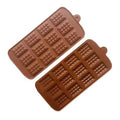 12 Cavity Waffle Silicone Chocolate Mold Cake Decoration Baking Molds