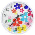 M-110-156  Cartoon Wall Clock Kids Room Decor Diamond Embroidery Cross Stitch Craft Gift Crystal Diamond Painting Clock