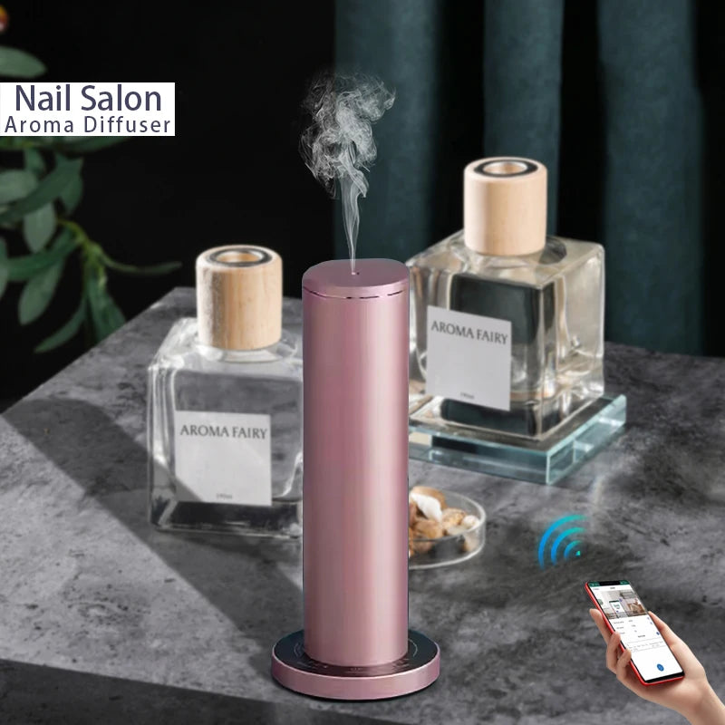 Dancing Room Style Air Waterless Aroma Diffuser Custom Cylindrical Design Fragrance Essential Oil Atomizer Machine Diffuser