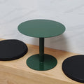 Wabi-sabi Style Metal Round Coffee Table Living Room Step Small Low Table Wrought Iron Green Sofa Side Corner Table