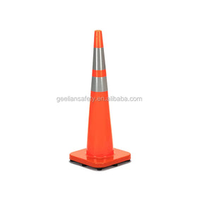 Traffic Cone Manufacturers Cone Shape PVC Flexible 90cm Road Cone