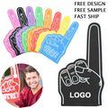 Custom Logo Cheerleading Gloves Foam Finger Gloves Rallying Props for Sports Meets Gloves for Cheering at Sports Events