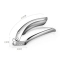Hot Selling Best Seller Arc-shaped Heavy Duty Hand Grips Soft-handled Rocking 304# Stainless Steel Garlic Press