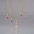 Dina 2026 New Micro Zircon Drop Pendant Earrings Necklace Set Flower Shaped Diamond Women's Jewelry Set