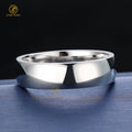Fashion Trendy 925 Sterling Silver Ring 6Mm Width Full Size Blanks Popular Ring for Men