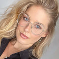 Ultra Light TR90 Anti Blue-ray Glass Retro Optical Frames Blue Light Blocking Glasses Types of Magnifying Glass