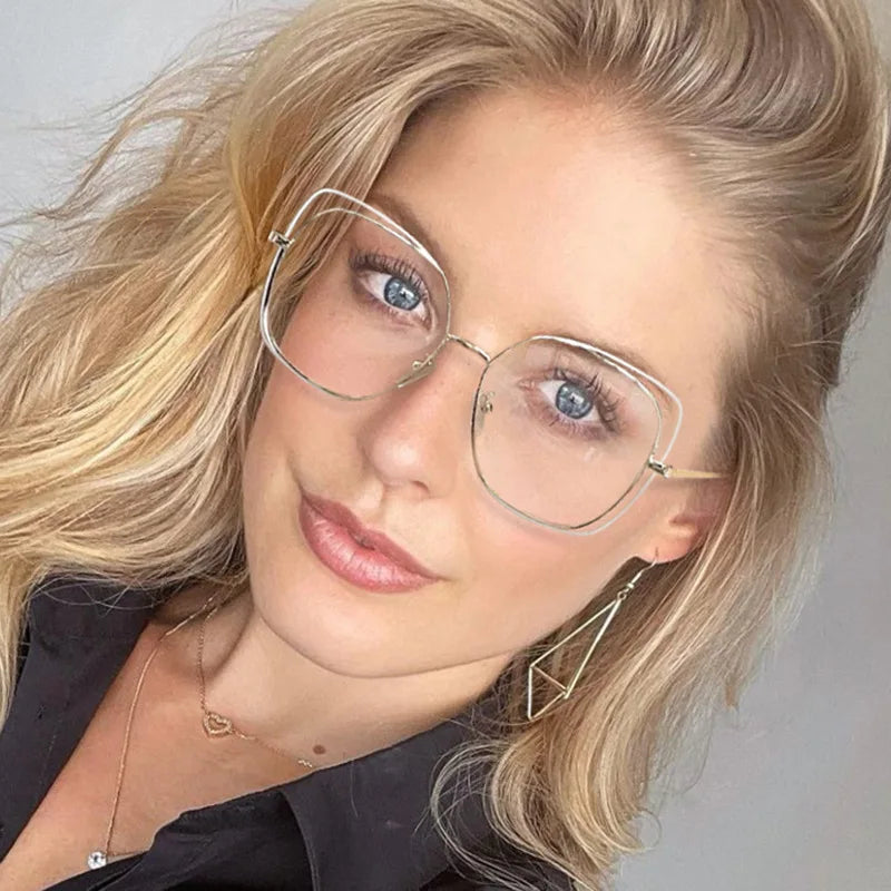 Ultra Light TR90 Anti Blue-ray Glass Retro Optical Frames Blue Light Blocking Glasses Types of Magnifying Glass