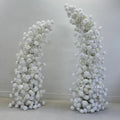 High Colorful Artificial Flowers Wedding Horn Arch for Birthday Marriage Proposal Valentine's Day Events Party Backdrop