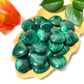Hot Sales Mini Natural Blue Lace Agate Malachite Heart Carving Crystal Mini Heart Carving for Gift