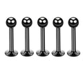 Mix Sizes 30pcs 16G Surgical Steel Labret Ring Piercing Ear Cartilage Lip Earrings Piercing Ombligo Ear Piercing Body Jewelry